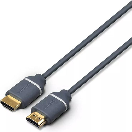 Philips HMDI-Kabel SWV5650G - 5 M - HDMI zu HDMI - 4K und UHD 2160p - Grau