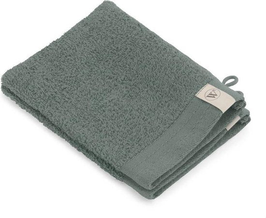Walra Waschlappen Soft Cotton (PP) - 2x 16x21 - 100% Baumwolle - Army Green
