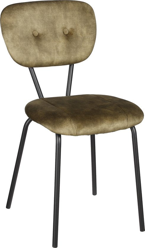 Mica Decorations Monroe Esszimmerstuhl - Stoff Adore - Moos