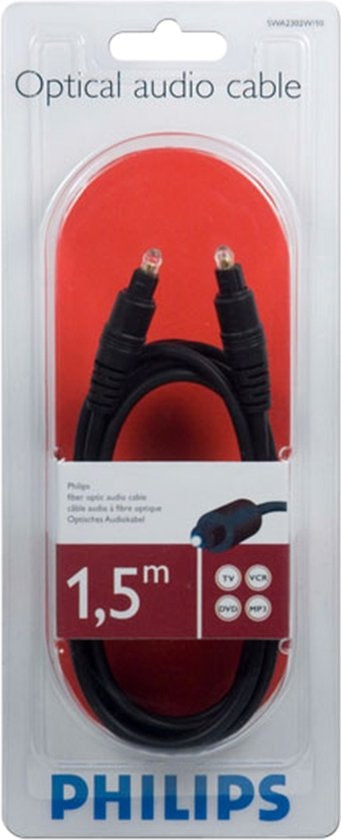 Philips SWA2302 - Optische Kabel - 1.5 meter