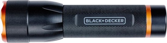 BLACK+DECKER LED-Taschenlampe 120 Lumen - 3W - 140M Reichweite - 3 Leuchtmodi: Hoch