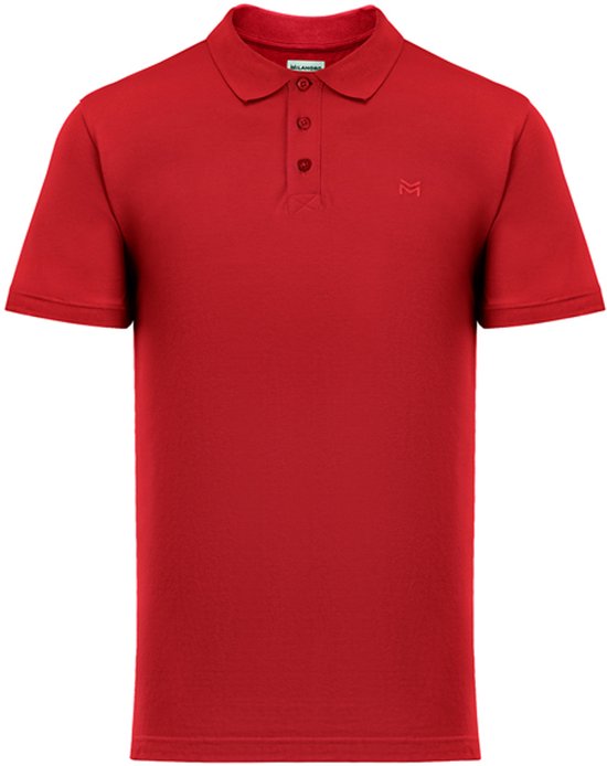 Milanoro - M - Poloshirt - Herren - Rot