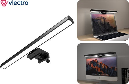 Vlectro - Bildschirmlampe für Laptop oder PC - 33 cm