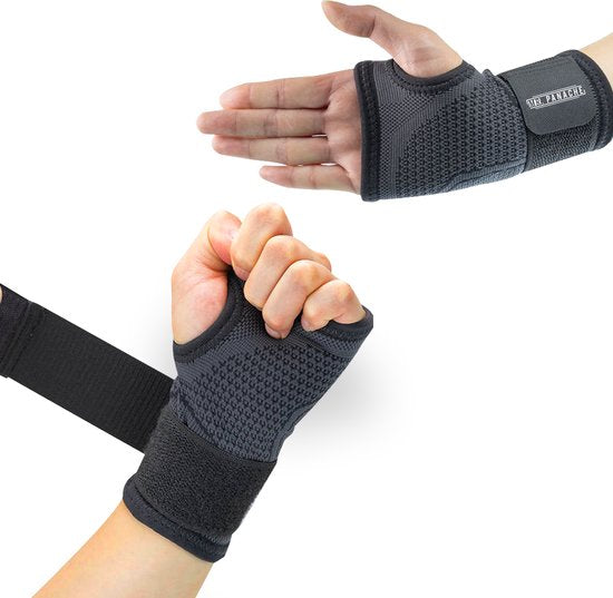 MR. PANACHE Handgelenkbandage - Handgelenkbandage rechts - Handgelenkbandage links - Handgelenkbandage Karpaltunnelsyndrom - Handgelenkbandage - CTS Handgelenkbandage - Daumenbandage - RSI Handgelenkbandage - Universelle Handgelenkstütze - Handgelenkbanda