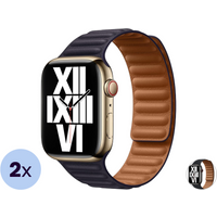 2x Apple Lederarmband für die Apple Watch - Serie 1-9 – Bild 2