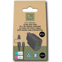 BIOnd CMC-20W - Ladegerät inkl. USB-C auf USB-C/Micro-USB LadekabelNeuware - – Bild 2