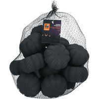 Halloween Dekoration schwarze Kürbisse 8cm (16 Stück/Packung) – Bild 2