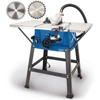 Tischkreissäge HS100S Scheppach - 85mm Schnitthöhe | 2000W | inkl. Verbreiterungen & Untergestell – Bild 2