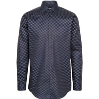 Seidensticker Business Hemd Marineblau - Größe 43 - Regular Fit mit Kentkragen - 100% Baumwolle - Extra lange Ärmel – Bild 2