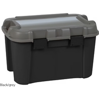 Keter Totem Aufbewahrungsbox - 60L - Schwarz / Grau - Stapelbar - inkl. Deckel – Bild 2