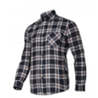 Lahti Pro Flanellhemd gepolstert - Marineblau - 2XL - Warme & bequeme Arbeitskleidung für die kalten Monate – Bild 2