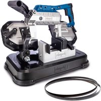 Metallbandsäge MBS1200 Scheppach - 1200W | 127mm Schnitthöhe | Vario-Speed | mit Arbeitstisch & LED – Bild 2