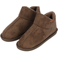 Apollo-Herren-Hausschuhe-Wildleder-Taupe-Komfortable-Hausschuhe - Größe 41/42 – Bild 2