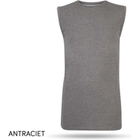 Pierre Cardin T-Shirt ohne Ärmel - Dunkelgrau - Groß – Bild 2