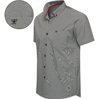 Cappucino - Bronte Hemd mit kurzen Ärmeln - Vichy Schwarz (Größe M) – Bild 2