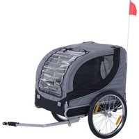 Paws Hundeanhänger Fahrradanhänger mit Regenschutz und Luftreifen – Bild 2