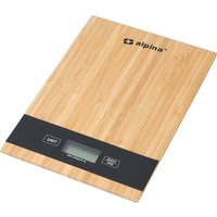 Alpina - Digitale Küchenwaage - bis zu 5 kg - Bambus – Bild 2