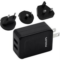 Philips Reiseladegerät - DLP2610T/00 - 2x USB - 3 Welt-Stecker – Bild 2
