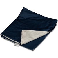Bezug für EL Lifes Schmusedecke | Für die 5kg-Version von 120x180cm | Aus 100% Bio-Baumwolle | Blau & Grau – Bild 2