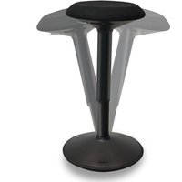 Bckz Wackelhocker Schwarz | Höhe 40-60cm | Balance Hocker | Schwarz – Bild 2