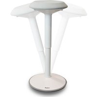 Bckz Wackelhocker | Höhe 40-60cm | Balance Hocker | Sit-sta Hocker | Weiß – Bild 2