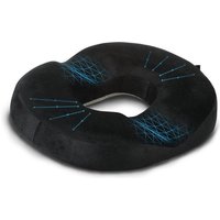 LifeGoods Sitzkissen - Orthopädisches Ringkissen - Waschbarer Bezug - Anti-Rutsch - Schwarz – Bild 2