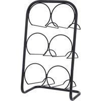 Weinflaschenhalter aus Metall/Weinregal für 6 Flaschen 22 x 14 x 38 cm - Weinflaschenhalter – Bild 2