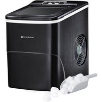 KitchenBrothers Eiswürfelbereiter - 2 Liter - mit Eisportionierer - Schwarz – Bild 2