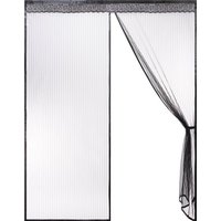 O'DADDY® Türvorhang - Fliegenvorhang - Magnetisch - Türgitter Deluxe 184 x 230 cm - Doppeltür - Schwarz Hor - Türvorhänge – Bild 2