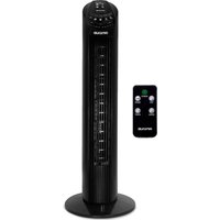 Auronic Tower Fan - Standventilator mit Fernbedienung - Timer - 50W - 45dB - 74cm - Schwarz – Bild 2