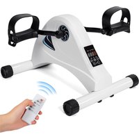 Safe Age - Heimtrainer Fahrrad - mit elektrischer Unterstützung & Fernbedienung - Schreibtisch Fahrrad - Weiß – Bild 2