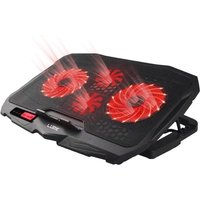 LURK® Laptop-Kühlständer - Laptoperhöhung/Kühlung - 4 Lüfter - Coolpad - Bis zu 17 Zoll - Ergonomisch einstellbar – Bild 2