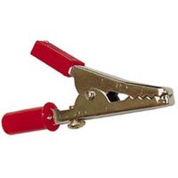 VELLEMAN - Standard-Krokodilklemme - 55mm - mit Schraubanschluss - Rot – Bild 2