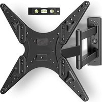 Auronic TV-Halterung - drehbar und neigbar - 26 bis 55 Zoll - bis zu 30 KG - Schwarz – Bild 2