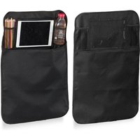 relaxdays Autositz-Organizer Kind - 2er-Set - 4 Fächer - Schutz - schwarz – Bild 2