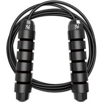 Nuvance - Professionelle Sport-Springseil - einstellbar - Speedrope - Springseil - für Erwachsene und Kinder - schwarz – Bild 2