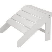 tectake - Fußhocker Lyn weiß- Fußhocker in Holzoptik - 404510 – Bild 2