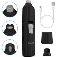 Auronic Elektrische Nagelfeile - für Tiere - wiederaufladbar - kabellos - Diamantfeilkopf - Hund/Katze - Schwärzen – Bild 2