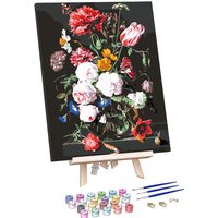 Staffelei und Pinseln Leinwand - 40x50cm