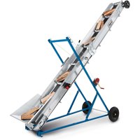 Förderband Muli 4500 scheppach - 400V 50Hz 1100W | 3500mm Förderhöhe | 4500mm Förderlänge – Bild 2