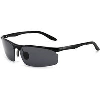 Garpex Radsportbrille - Sportbrille - Polaroid Sonnenbrille - Rennrad - Mountainbike - Motorrad - Schwarz – Bild 2