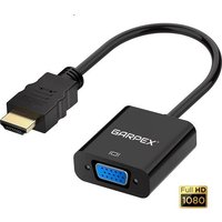 Garpex - HDMI zu VGA Adapter - Full HD 1080P - Stecker zu Buchse - Extra Display - Schwarz – Bild 2
