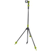 Duschkopf und Gartenschlauchkupplung - Kunststoff/Aluminium - Grün/Silber