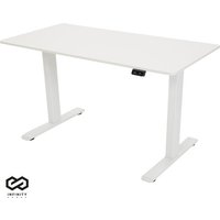 Infinity Goods Zit Sta Bureau - Elektrisch Verstelbaar In Hoogte - 140 x 60 CM - Wit – Bild 2