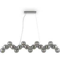 Canora Gray Pendelleuchte - 25 Lichter - 28W - 124 x 24 x 23 cm - Grau – Bild 2