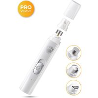 Katzen und Tiere - Usb wiederaufladbar - Diamantfeilenkopf - kabellos - weiß