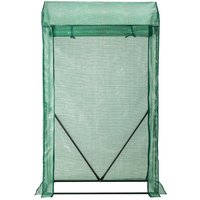 Coast Begehbares Gartengewächshaus - Praktische Reißverschlusstür - 100 x 50 x 170 cm - Grün – Bild 2