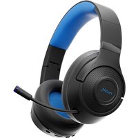 Picun BG-01 Kabellose Kopfhörer - Gaming Headset - Over-ear - Doppelte Modus (Verkabelt/Bluetooth) - Multi Plattform - Schwarz Blau – Bild 2