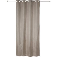 Beau Home Vorhang mit Ringen - PC-Streifen - 280 x 280 cm - Beige – Bild 2