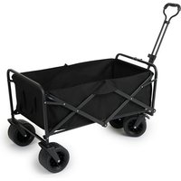 909 Outdoor-Wagen - faltbar - Tragfähigkeit 80 KG - 100x57x99cm - Schwarz – Bild 2